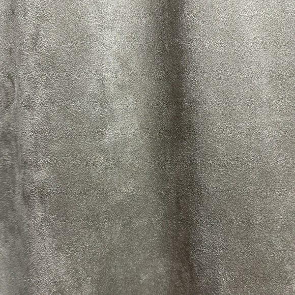 Zara Olive Green Faux Suede Long Jacket, Sz L, EUC - Picture 6 of 8